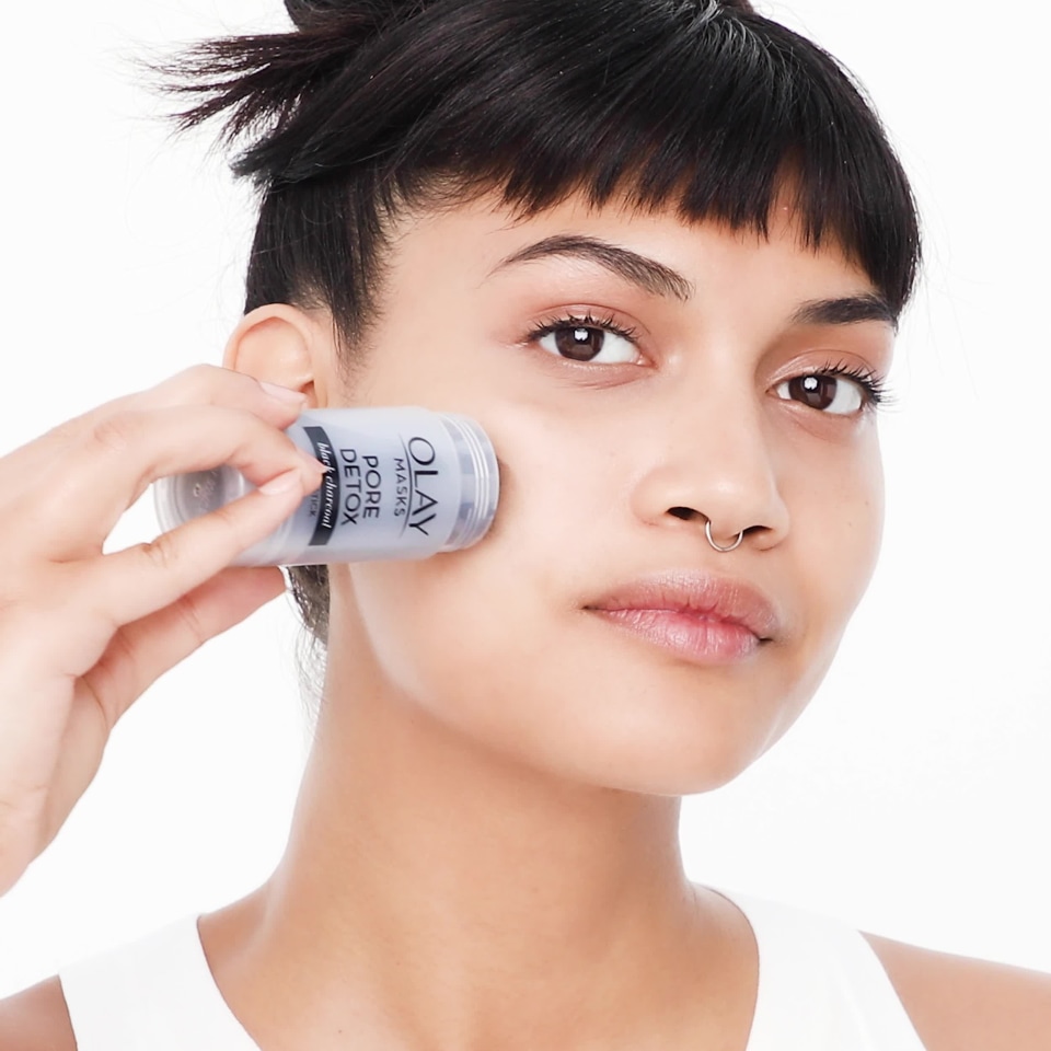 Olay Pore Detox Face Mask Clay Stick with Black Charcoal, 1.7 oz