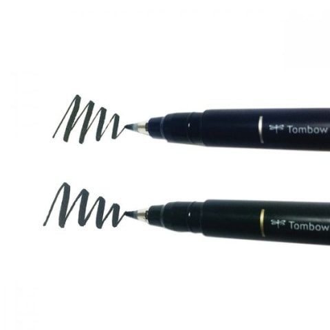 keuken Ontcijferen Vouwen Tombow Fudenosuke Brush Pens, Hard and Soft Tip Brush Pens, Black, 2 Pack -  Walmart.com