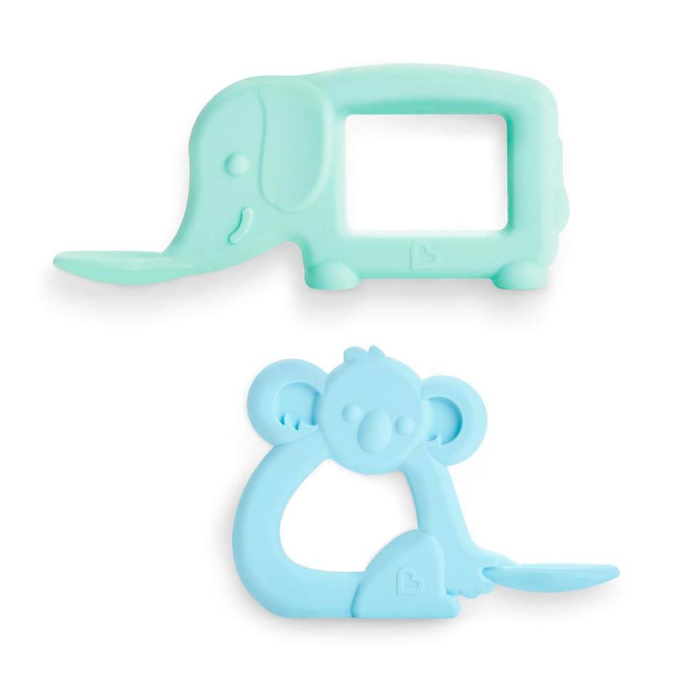 Munchkin The Baby Toon™ Silicone Teething Spoon, Mint (As Seen On Shark