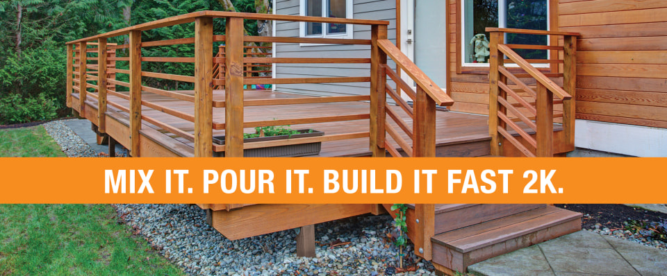 Fast 2k Fast 2k Deck Post Anchor 2 5 Lb Fast Setting Concrete Mix In The Concrete Mix Department At Lowes Com