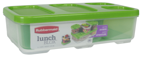Rubbermaid Fasten + Go Entree Lunch Container, 4.1 Cup, Smoke Gray 1946069