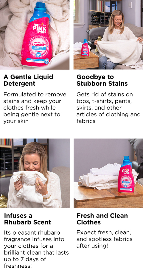 THE PINK STUFF - The Miracle Laundry Detergent Bio Liquid – The Pink Stuff