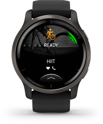 Garmin Venu 2 Smartwatch - Slate/Black