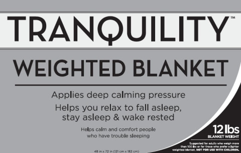 Tranquility cooling weighted discount blanket