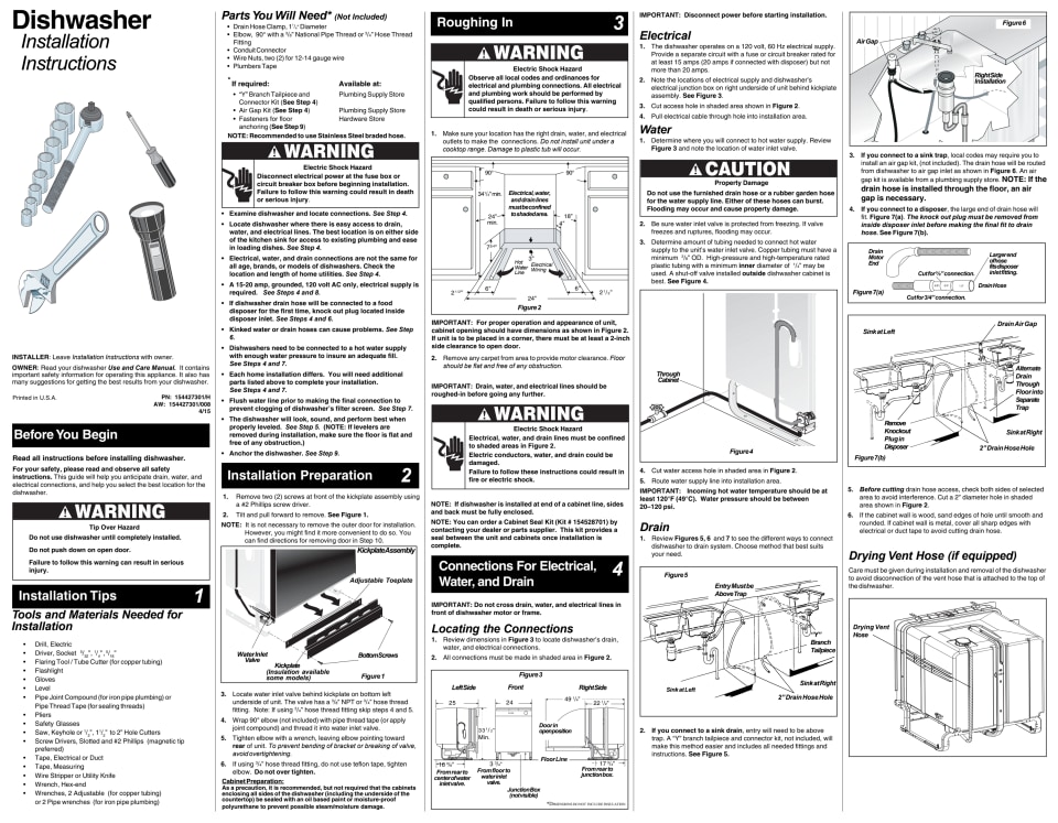 Frigidaire 24" Builtin Dishwasher w/ 14 Place Setting, White Walmart