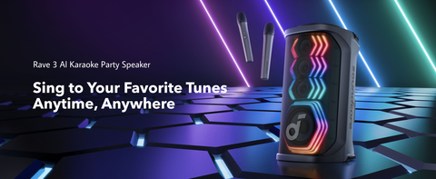 Rave 3  Al Karaoke Party Speaker