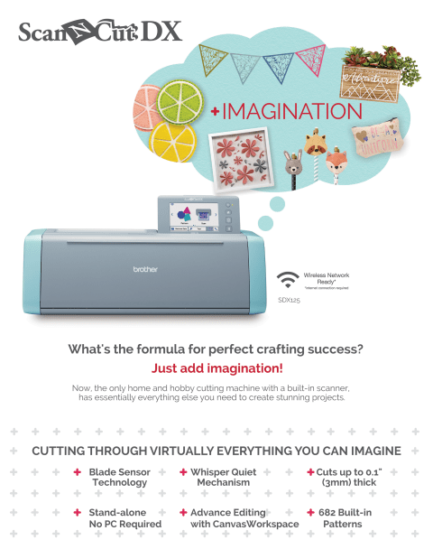 SDX125 | ElectronicCuttingMachines | By Brother