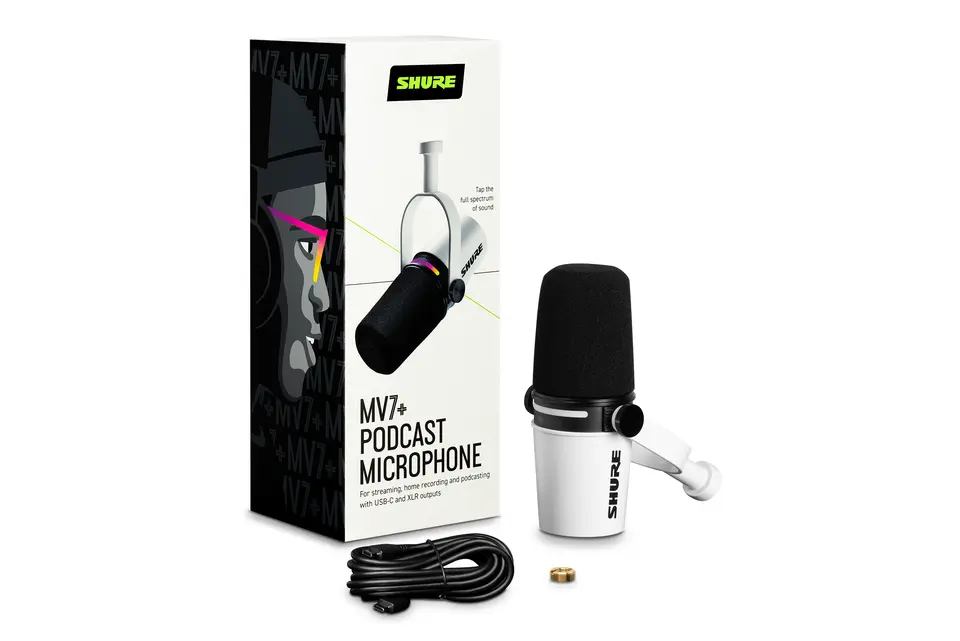 SHURE MV7+ XLR/USB Microphone, Black - Canada Computers & Electronics