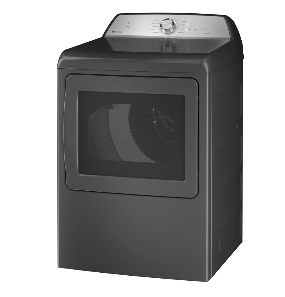 GE Profile™ 7.4 Cu. Ft. Diamond Gray Front Load Electric