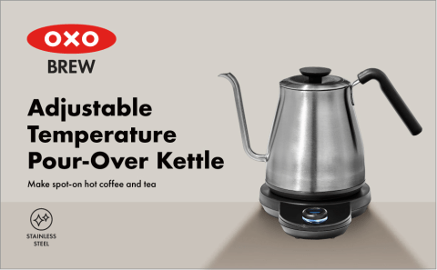 OXO Brew 1.05 qt. Adjustable Temperature Pour-over Kettle