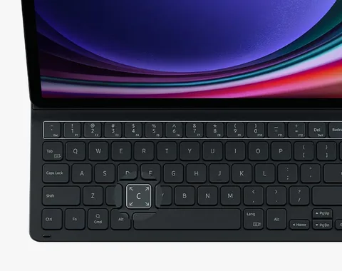 Samsung Galaxy Tab S9/ S9 FE Book Cover Keyboard Slim Black EF