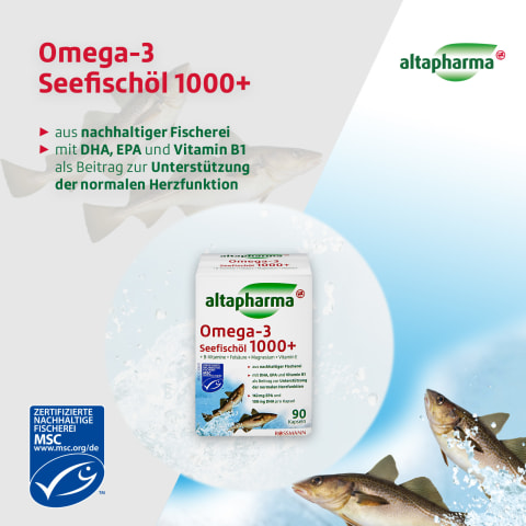 altapharma Omega-3 Seefischöl 1000+ | rossmann.de