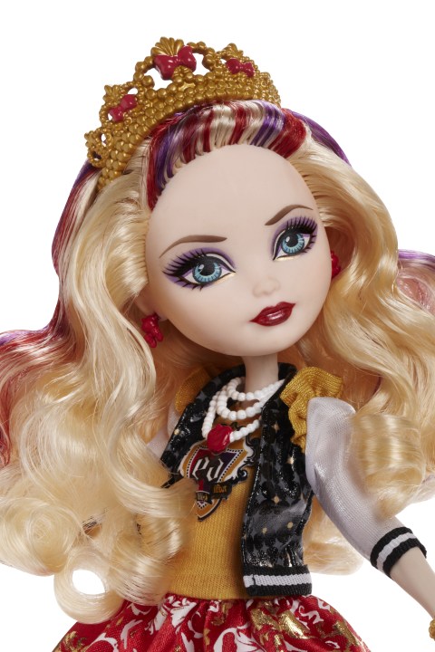  Mattel Ever After High School Spirit Apple White and Raven Queen  Doll (2-Pack) : Toys & Games