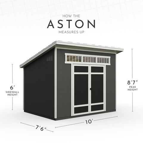 Aston shed dimensions.