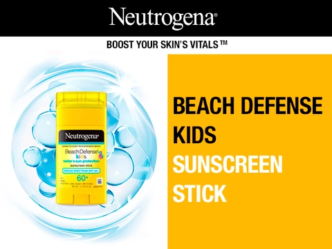 Neutrogena Beach Defense Kids Sunscreen Stick SPF 60+, oz Meijer