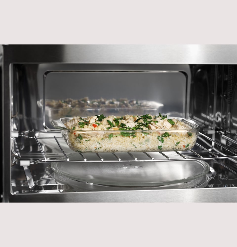 GE Profile 30-inch, 1.7 cu. ft. Built-In Microwave Oven with Convectio