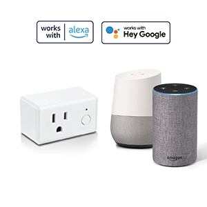 Works with Google Assistant and Alexa