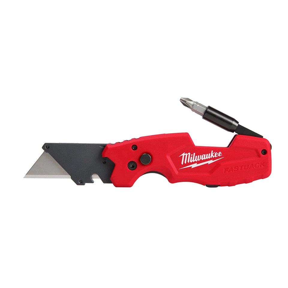 Milwaukee Tool - FASTBACK™ 6-in-1 Folding Utility Knife | MSC Direct