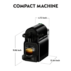 De'Longhi Nespresso Inissia Espresso Machine Bundle, Black