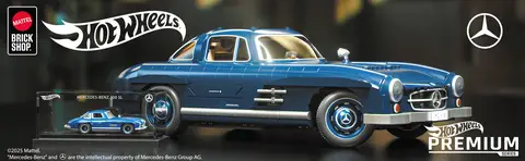 正規品　Hot Wheels Mercedes-Benz 300 SL Mattel Brick Shop Hot Wheels Mercedes-Benz 300 SL Building
