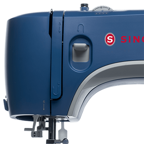 SINGER Making The Cut Sewing Machine with 97 Stitch Applications &  Accessory Kit M3330, Simple & Easy To Use, Perfect For Beginners, Blue.