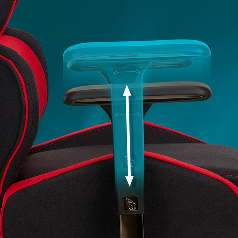 Padded Multi-Position Height Adjustable Armrests