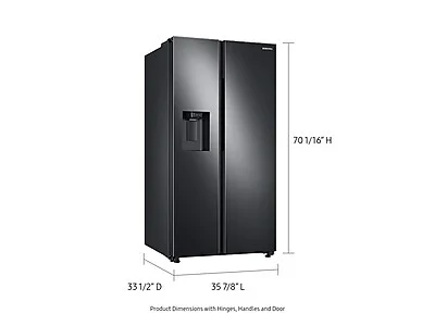 Samsung - RS27T5200SG - 27.4 cu. ft. Large Capacity Side-by-Side