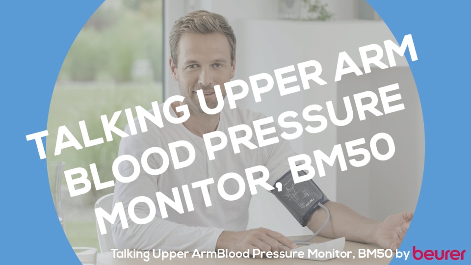 Beurer Upper Arm Blood Pressure Monitor, Large Cuff, Color Coded Results,  BM26 