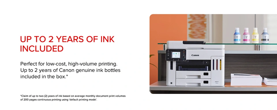 Canon Maxify GX7120 Wireless Color All-In-One Megatank Inkjet