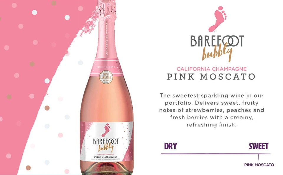 Pink moscato champagne online