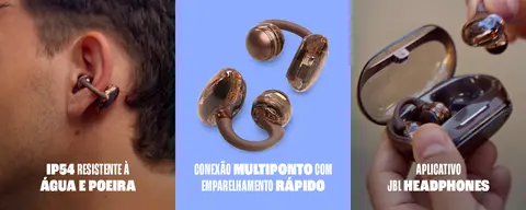 Fone Soundgear Clips JBLSNDGEARCLCOPBR, Cobre, HARMAN JBL