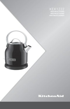 KitchenAid KEK1222 electric kettle has a removable limescale