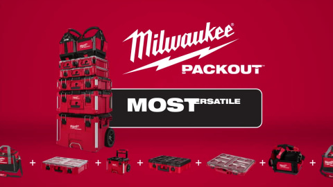 Milwaukee Tool - PACKOUT 11 Compartment Red Small Parts Low-Profile  Organizer - 12765137 - MSC Industrial Supply