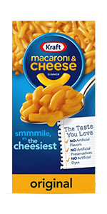 Kraft White Cheddar Macaroni & Cheese Dinner with Pasta Shells, 7.3 oz Box