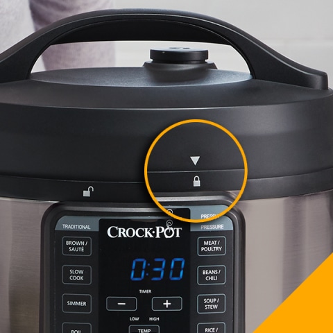 Crock-Pot® Express XL Pressure Multi-Cooker – Dark Stainless Steel