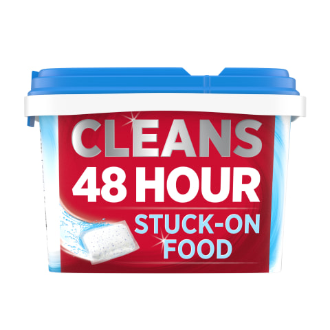 Cleans 48 hour stuck-on food