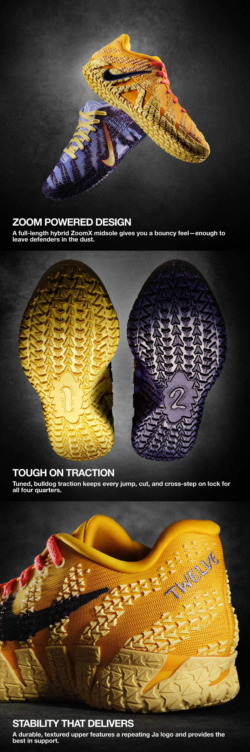Nike Ja 3 Basketball Shoes | Dick's Sporting Goods