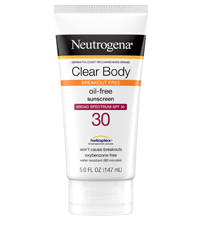 Neutrogena Clear Face Body Break-Out Free Liquid Sunscreen Lotion