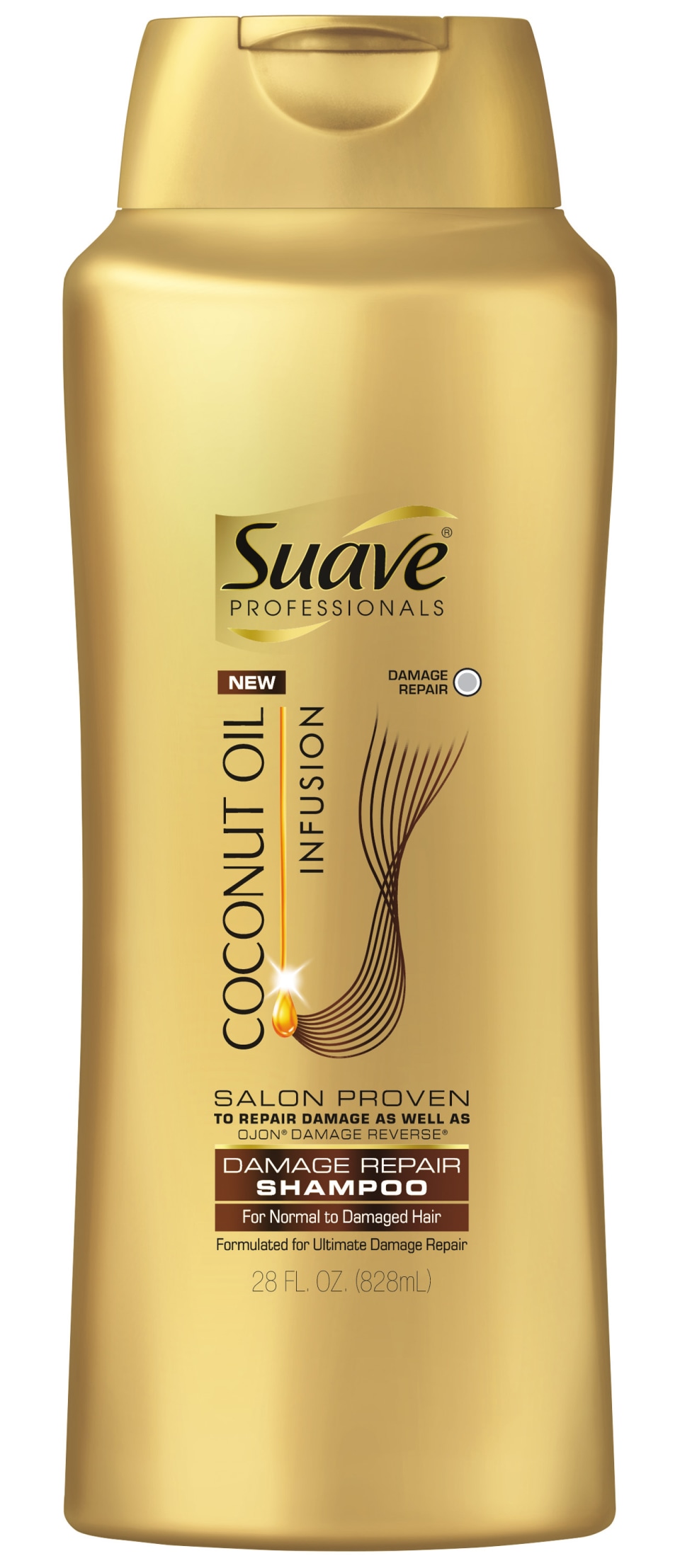 Suave Professionals Coconut Oil Infusion Damage Repair Conditioner, 28