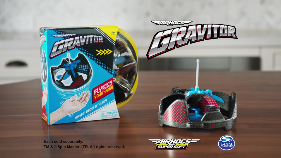 Air Hogs Gravitor with Trick Stick, USB Rechargeable Flying Toy - image 2 of 10