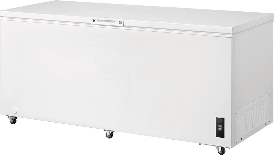 Frigidaire FCCS201FW 19.7 Cu. Ft. Commercial Chest Freezer with 3 Wire  Baskets, Thermometer & MaxFreeze Switch with LED Light