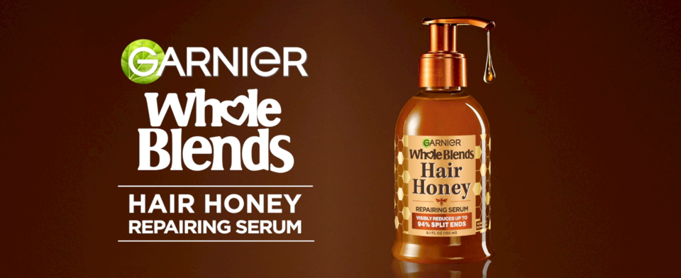 Garnier Whole Blends Honey Treasures Hair Honey Repairing Leave In Serum, 5.1 fl oz - image 2 of 12
