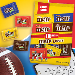 M&M's Chocolate Bulk Box, Movie Night Snacks, 24 Packs of 45g on OnBuy