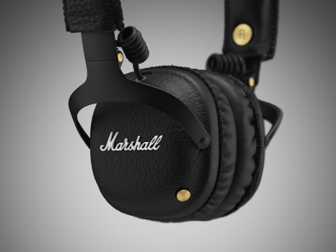 Marshall Mid Black Bluetooth Headphones- MIDBTBLK | Electronic Express