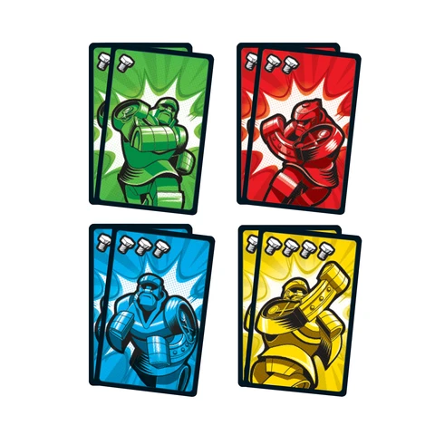 Rock 'Em Sock 'Em Robots Fight Cards Card Game with Two