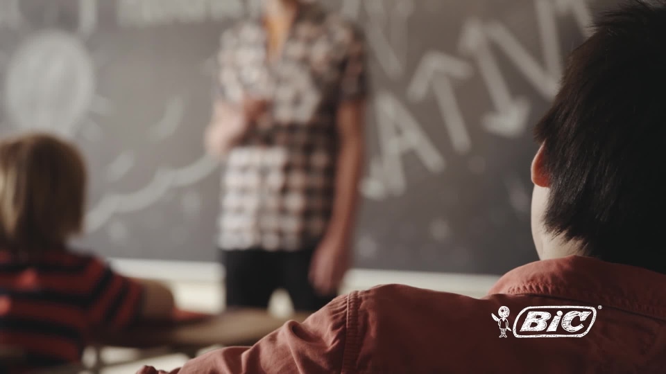 thumbnail video image 2 of BIC Atlantis Original Retractable Ballpoint Pen, Assorted Ink, Medium, 1mm, 4/Pack, 2 of 7