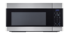 1.5 cu. ft. 1100W Stainless Steel Sharp Over-the-Counter Carousel Microwave  Oven (R1214TY)