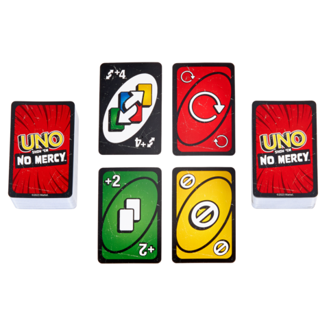  UNO Show 'em No Mercy Card Game for Kids, Adults