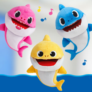 Pinkfong Baby Shark OfficialSong Puppet with Tempo Control - Daddy