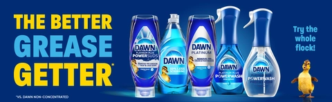 The better grease getter vs. Dawn Non-Concentrated.